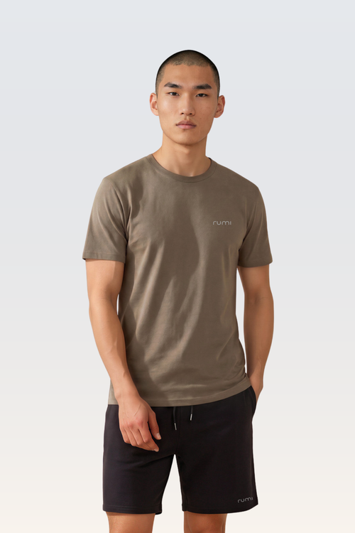 M Moon Tee - Wood