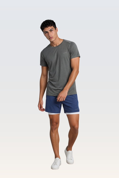 U StarAir Train Shorts With Lining - Midnight