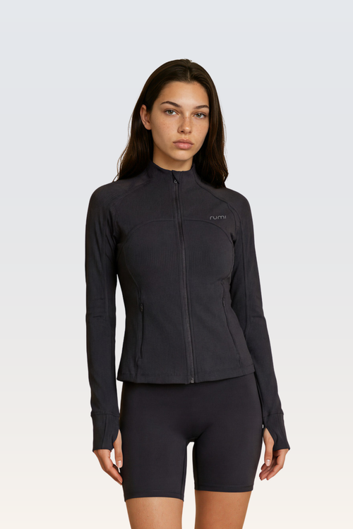 W SunRib Fit Jacket - Black